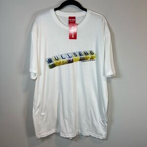 Full Send Nelk Boys Addicted to the Sent Crew Neck T-Shirt White Graphic  NEW XL